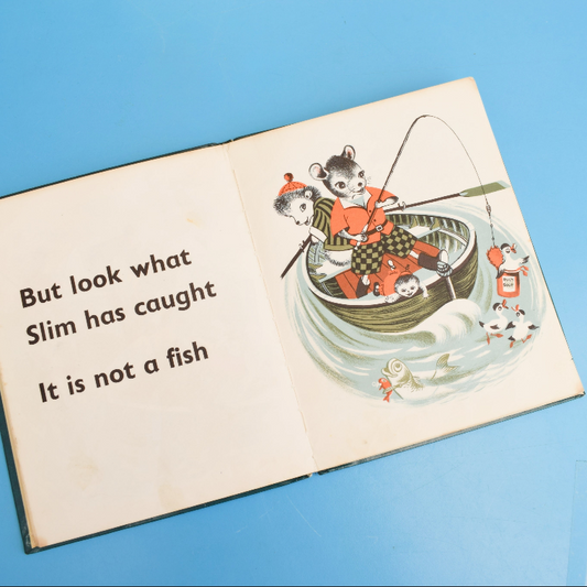 Vintage 1970s Corkey Hedgehog Book- Fishing by Pineapple Retro