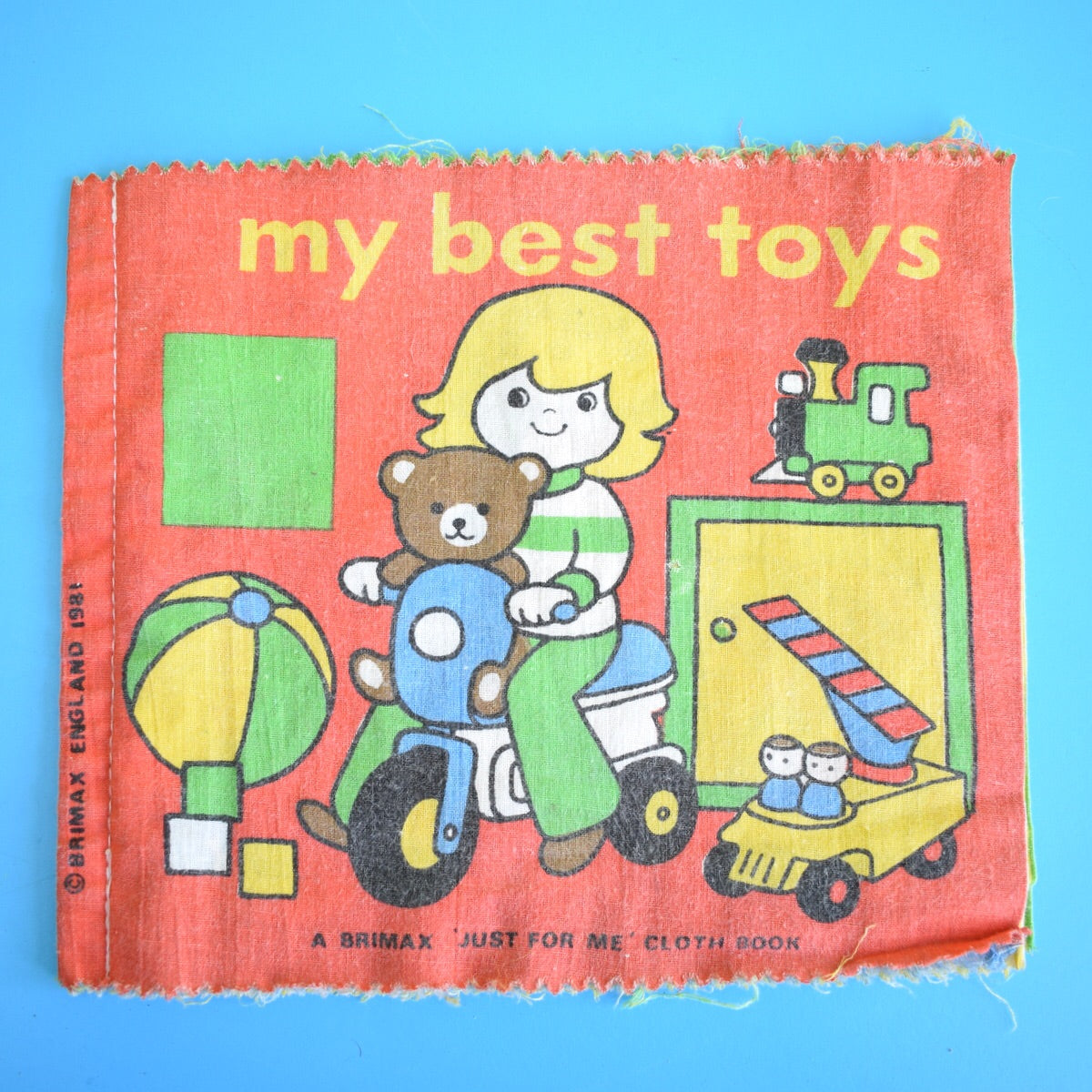 Vintage 1980s Cloth Book - My Best Toys - Brimax