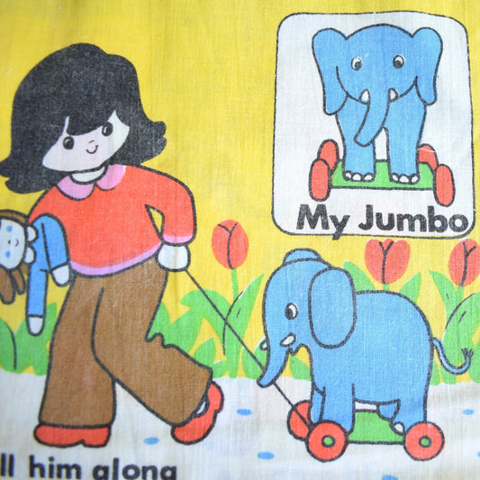 Vintage 1980s Cloth Book - My Best Toys - Brimax