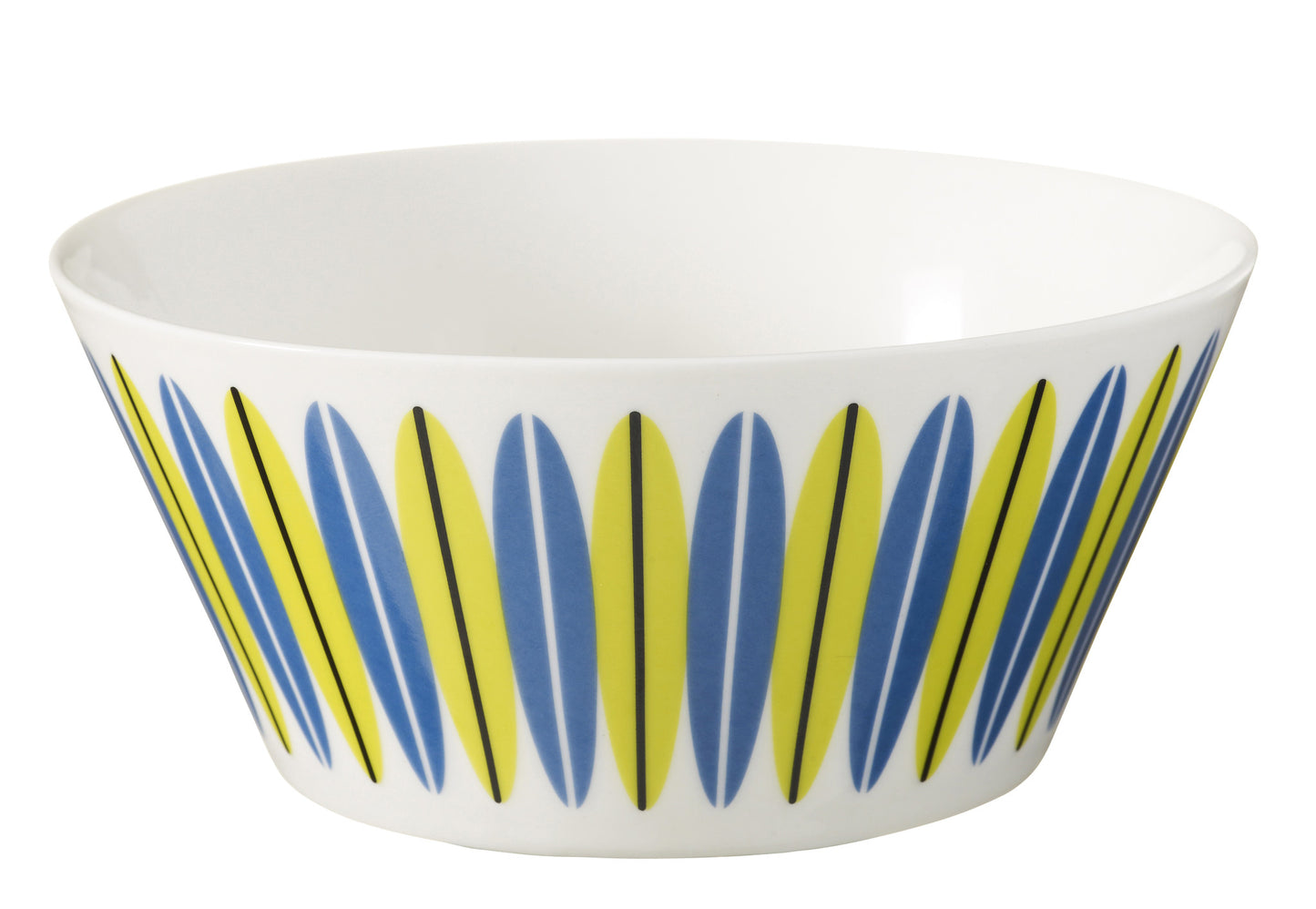 Retro Bowl - Danish Superliving Emma design, Lime and Blue