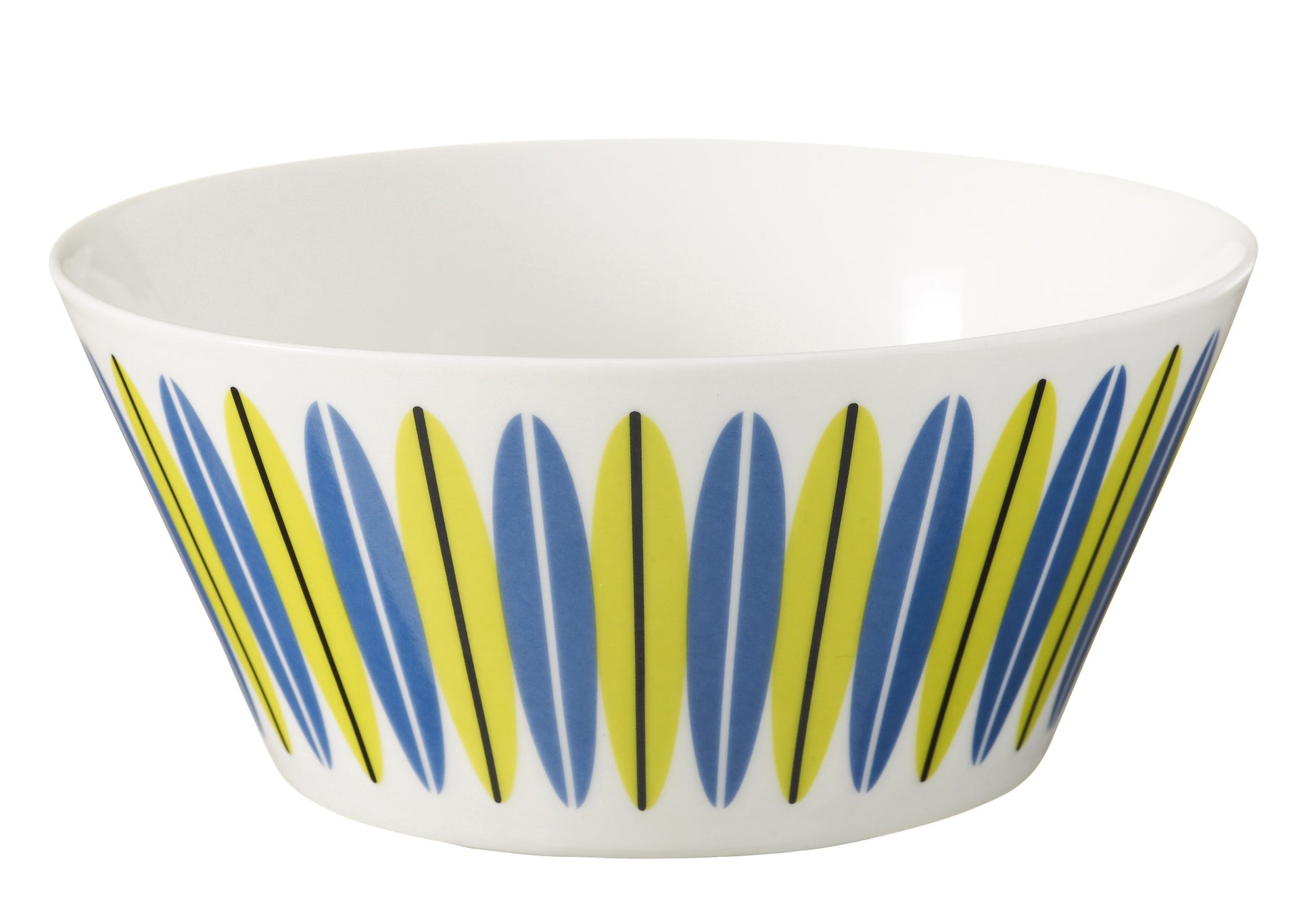 Retro Bowl - Danish Superliving Emma design, Lime and Blue