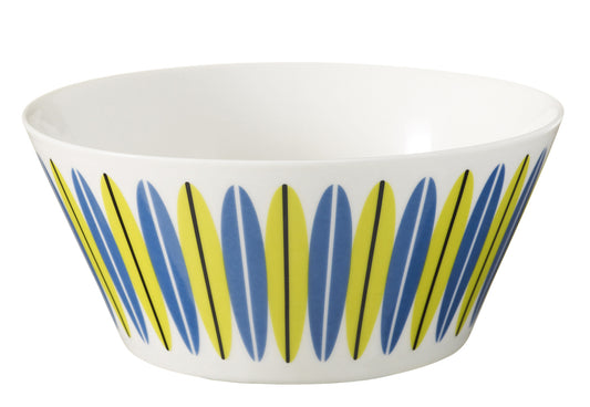 Retro Bowl - Danish Superliving Emma design, Lime and Blue